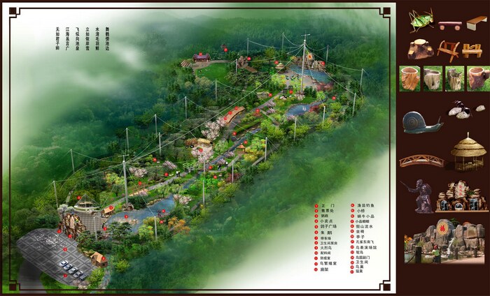 百鸟园鸟语林设计